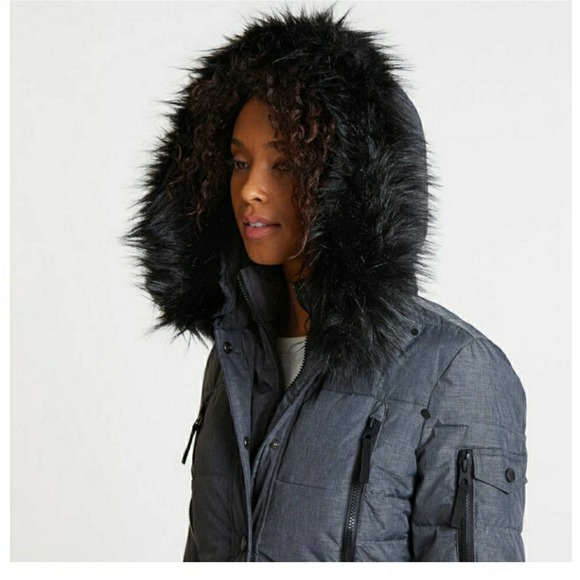 Nautica Hooded  Bib Parka Jacket - Picture 3 of 12